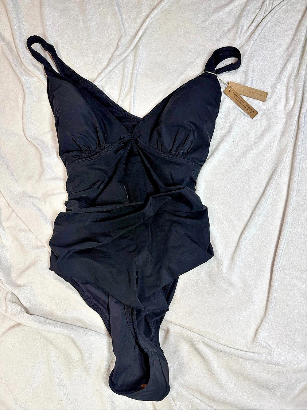 Shapellx Black One-Piece Swimsuit Like New